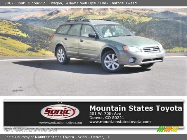 2007 Subaru Outback 2.5i Wagon in Willow Green Opal
