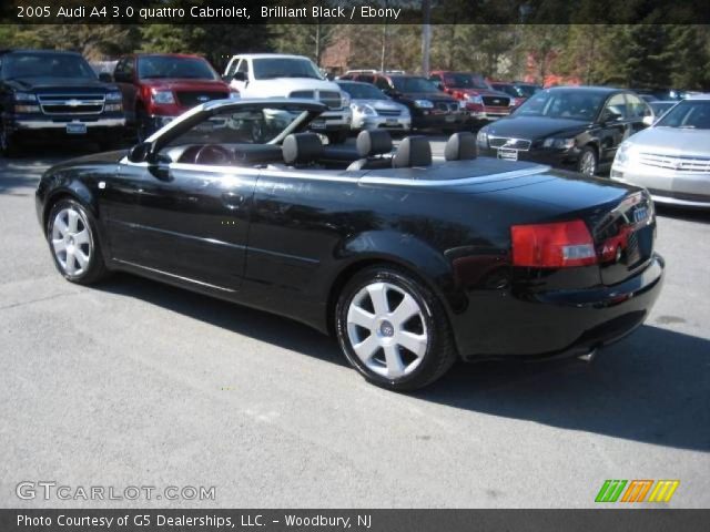 2005 Audi A4 3.0 quattro Cabriolet in Brilliant Black