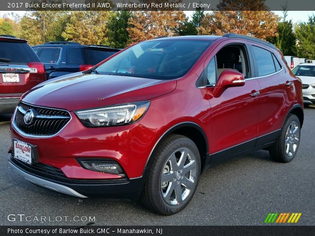 2017 Buick Encore Preferred II AWD in Winterberry Red Metallic