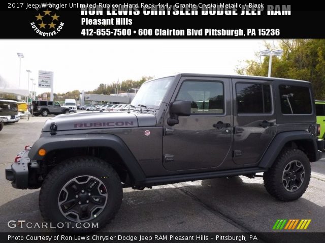 2017 Jeep Wrangler Unlimited Rubicon Hard Rock 4x4 in Granite Crystal Metallic