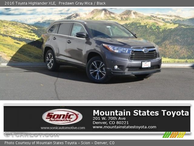2016 Toyota Highlander XLE in Predawn Gray Mica