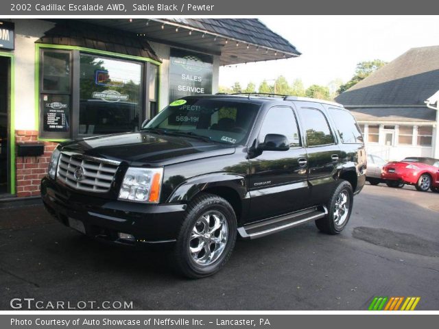 2002 Cadillac Escalade AWD in Sable Black