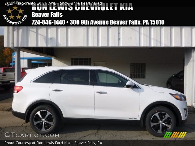 2017 Kia Sorento EX V6 AWD in Snow White Pearl