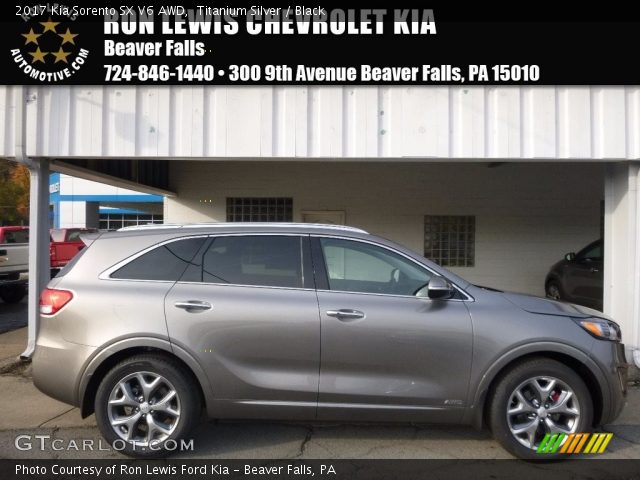 2017 Kia Sorento SX V6 AWD in Titanium Silver