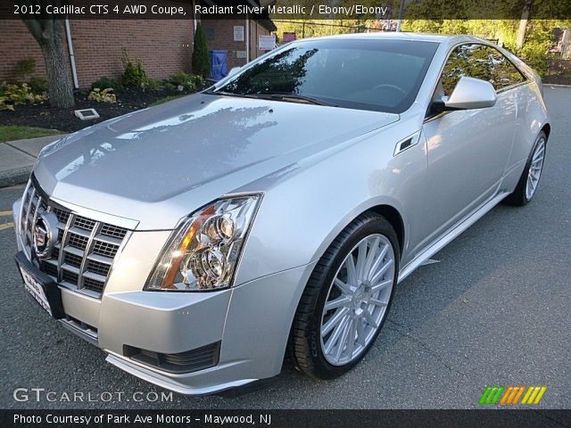 2012 Cadillac CTS 4 AWD Coupe in Radiant Silver Metallic