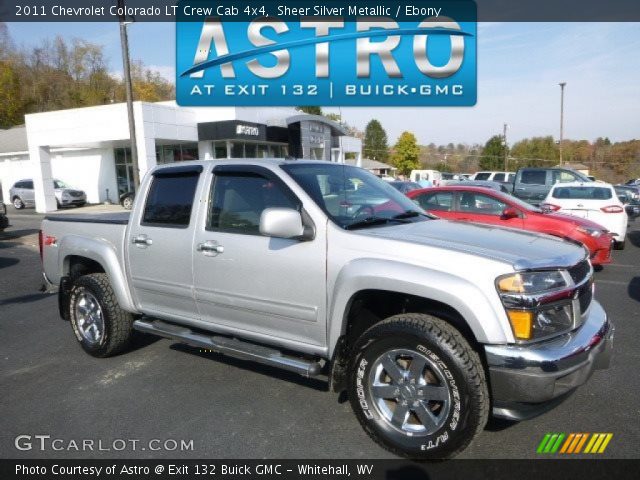 2011 Chevrolet Colorado LT Crew Cab 4x4 in Sheer Silver Metallic