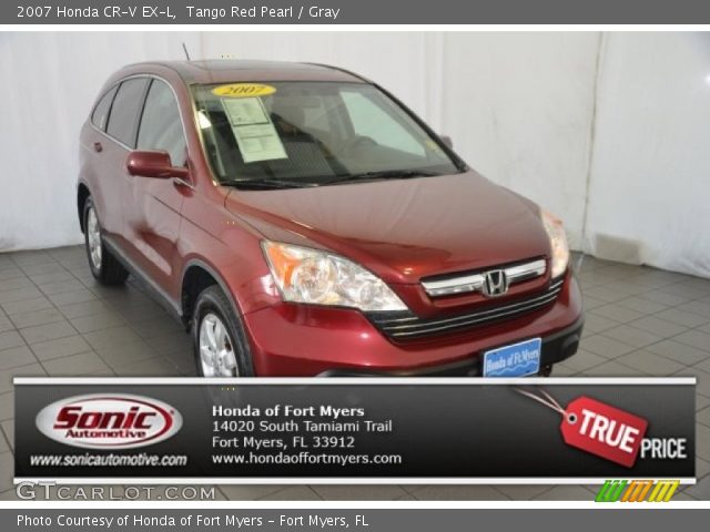 2007 Honda CR-V EX-L in Tango Red Pearl