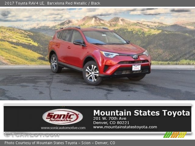 2017 Toyota RAV4 LE in Barcelona Red Metallic