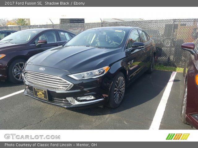 2017 Ford Fusion SE in Shadow Black