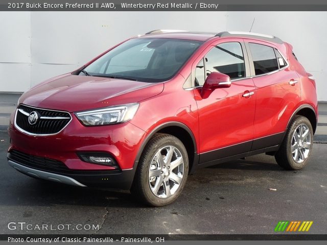 2017 Buick Encore Preferred II AWD in Winterberry Red Metallic