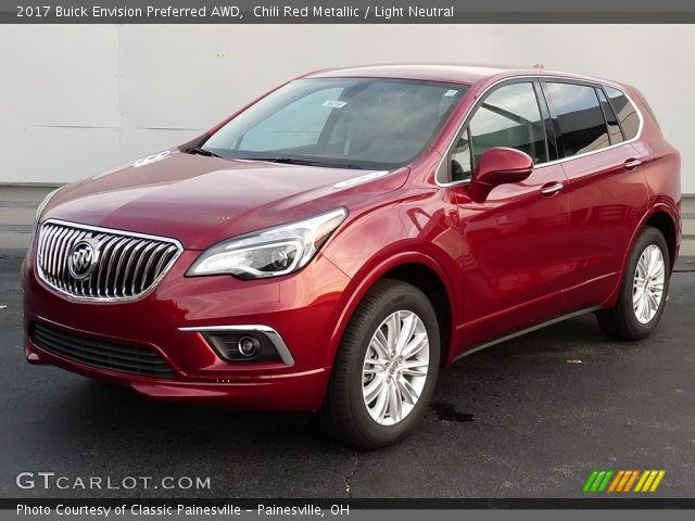 2017 Buick Envision Preferred AWD in Chili Red Metallic