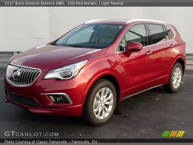 2017 Buick Envision Essence AWD in Chili Red Metallic