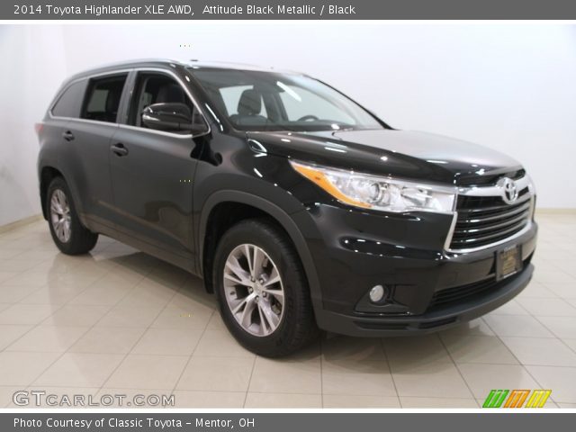 2014 Toyota Highlander XLE AWD in Attitude Black Metallic
