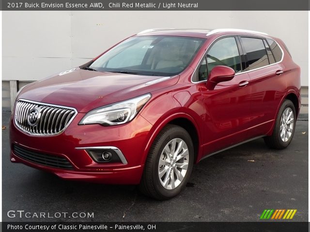 2017 Buick Envision Essence AWD in Chili Red Metallic