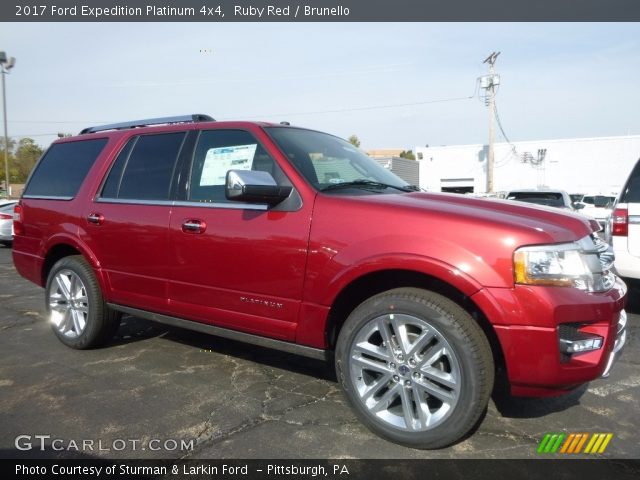 2017 Ford Expedition Platinum 4x4 in Ruby Red