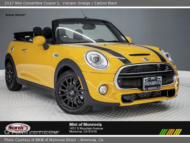2017 Mini Convertible Cooper S in Volcanic Orange