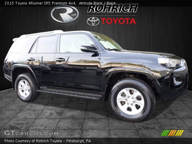 2015 Toyota 4Runner SR5 Premium 4x4 in Attitude Black