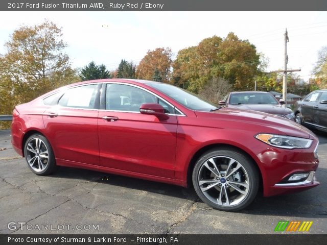 2017 Ford Fusion Titanium AWD in Ruby Red