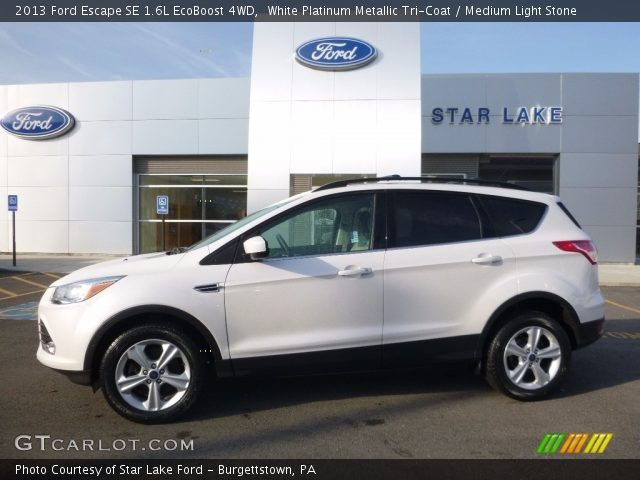 2013 Ford Escape SE 1.6L EcoBoost 4WD in White Platinum Metallic Tri-Coat