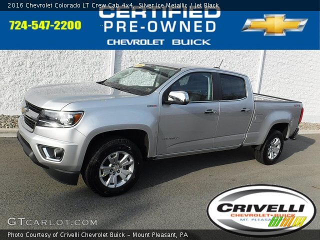 2016 Chevrolet Colorado LT Crew Cab 4x4 in Silver Ice Metallic