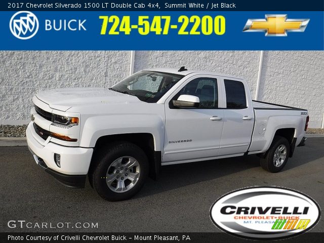 2017 Chevrolet Silverado 1500 LT Double Cab 4x4 in Summit White