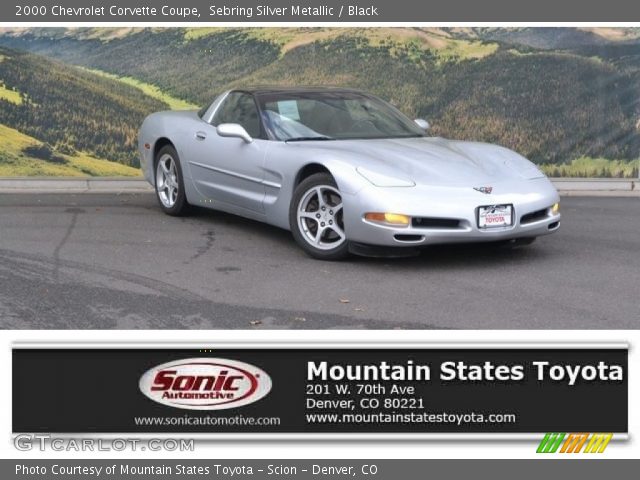 2000 Chevrolet Corvette Coupe in Sebring Silver Metallic