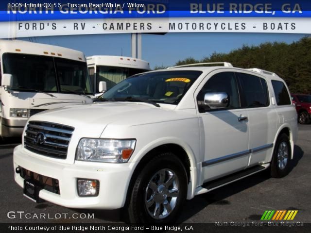 2005 Infiniti QX 56 in Tuscan Pearl White