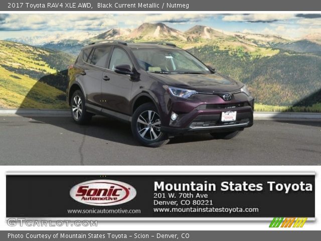 2017 Toyota RAV4 XLE AWD in Black Current Metallic
