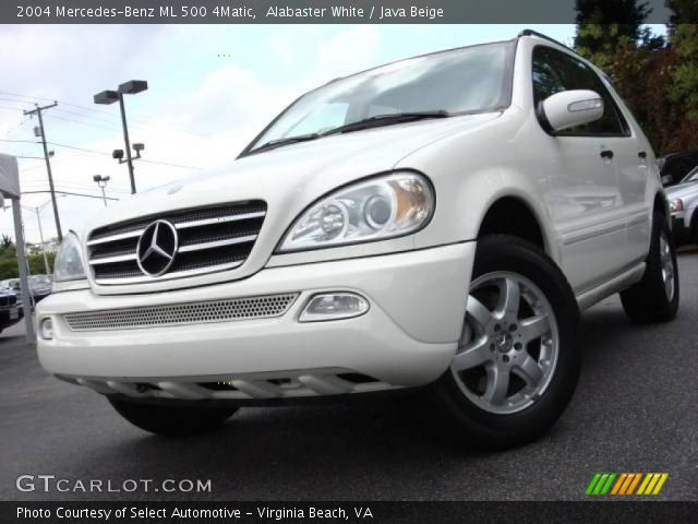 2004 Mercedes-Benz ML 500 4Matic in Alabaster White