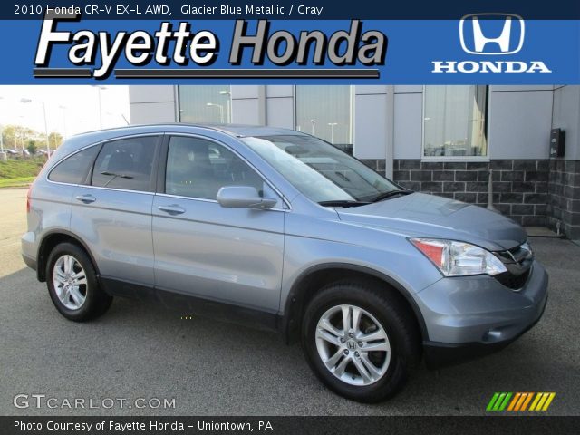 2010 Honda CR-V EX-L AWD in Glacier Blue Metallic
