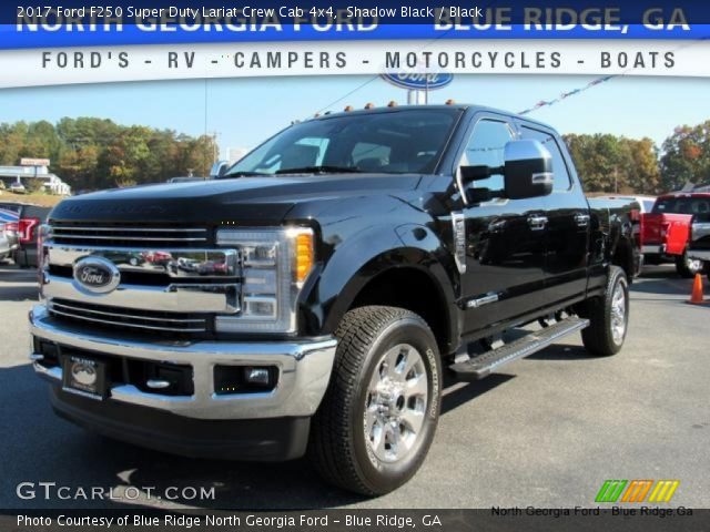 2017 Ford F250 Super Duty Lariat Crew Cab 4x4 in Shadow Black