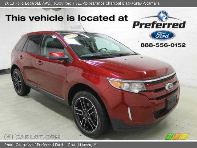 2013 Ford Edge SEL AWD in Ruby Red