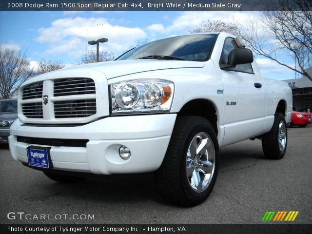 2008 Dodge Ram 1500 Sport Regular Cab 4x4 in Bright White