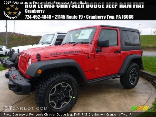 2017 Jeep Wrangler Rubicon 4x4 in Firecracker Red