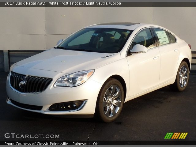 2017 Buick Regal AWD in White Frost Tricoat