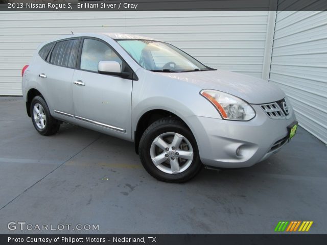 2013 Nissan Rogue S in Brilliant Silver