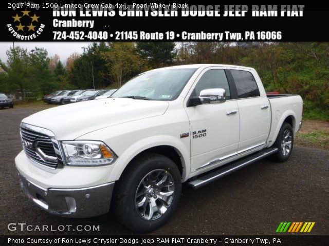 2017 Ram 1500 Limited Crew Cab 4x4 in Pearl White