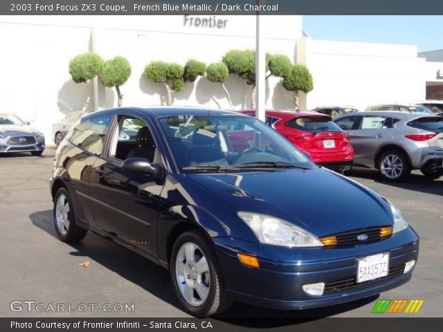 2003 Ford Focus ZX3 Coupe in French Blue Metallic