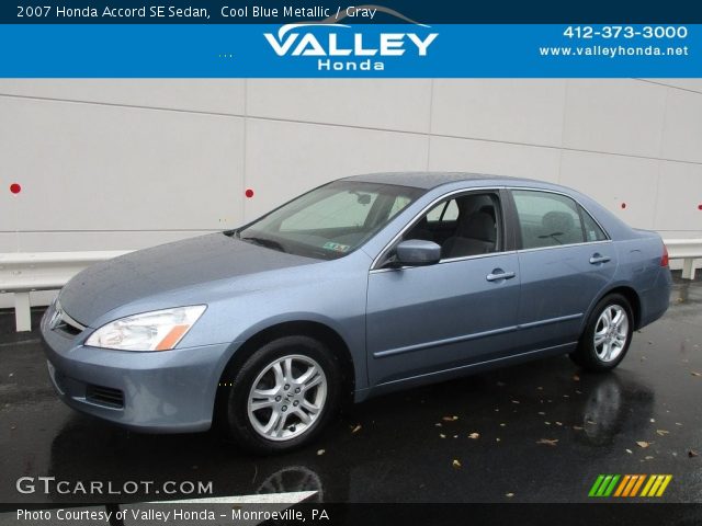 2007 Honda Accord SE Sedan in Cool Blue Metallic