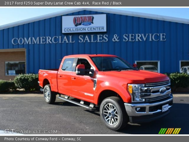 2017 Ford F250 Super Duty Lariat Crew Cab 4x4 in Race Red