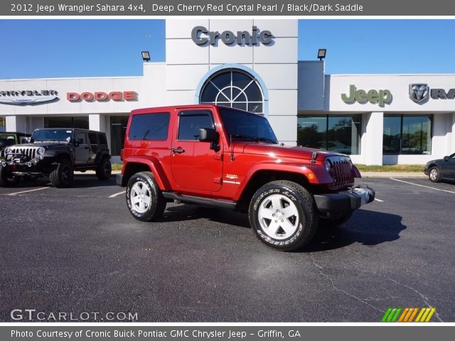 2012 Jeep Wrangler Sahara 4x4 in Deep Cherry Red Crystal Pearl