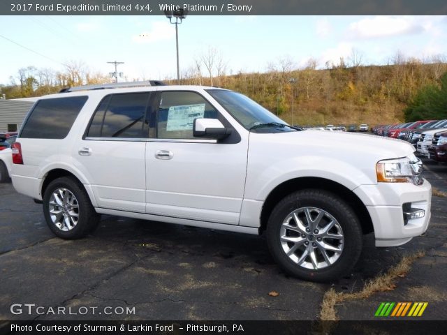 2017 Ford Expedition Limited 4x4 in White Platinum