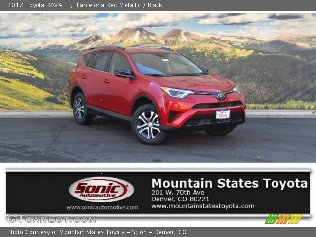 2017 Toyota RAV4 LE in Barcelona Red Metallic