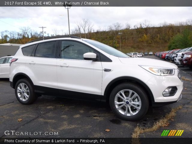 2017 Ford Escape SE 4WD in White Platinum