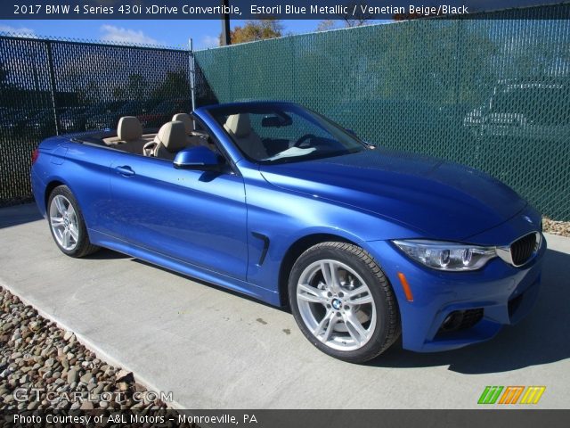 2017 BMW 4 Series 430i xDrive Convertible in Estoril Blue Metallic