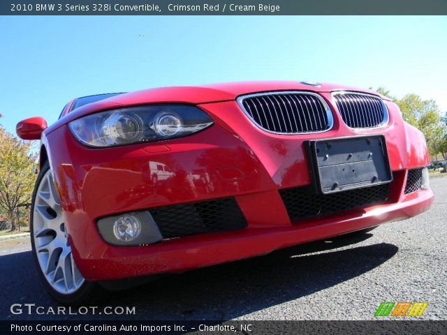 2010 BMW 3 Series 328i Convertible in Crimson Red