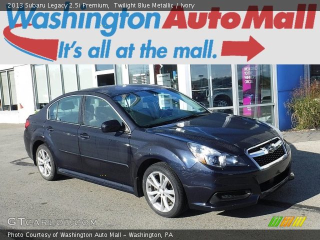 2013 Subaru Legacy 2.5i Premium in Twilight Blue Metallic