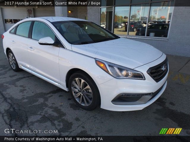 2017 Hyundai Sonata Sport in Quartz White Pearl