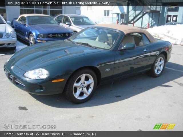 2005 Jaguar XK XK8 Convertible in British Racing Metallic