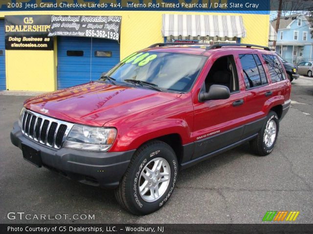 2003 Jeep Grand Cherokee Laredo 4x4 in Inferno Red Tinted Pearlcoat